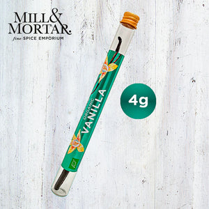 Du tilføjede <b><u>Vaniljestang, 4 g, ØKO - Mill & Mortar</u></b> til kurven.