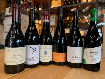 Du tilføjede <b><u>Den Ultimative Pinot Noir - 6 flasker fra forskellige områder</u></b> til kurven.