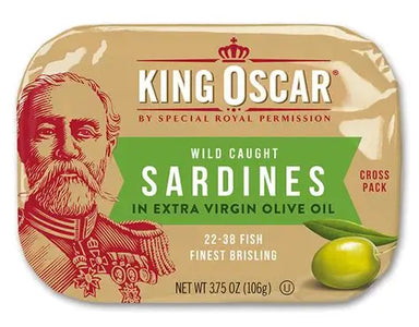 Du tilføjede <b><u>Sardines in extra virgin olive oil - King Oscar</u></b> til kurven.