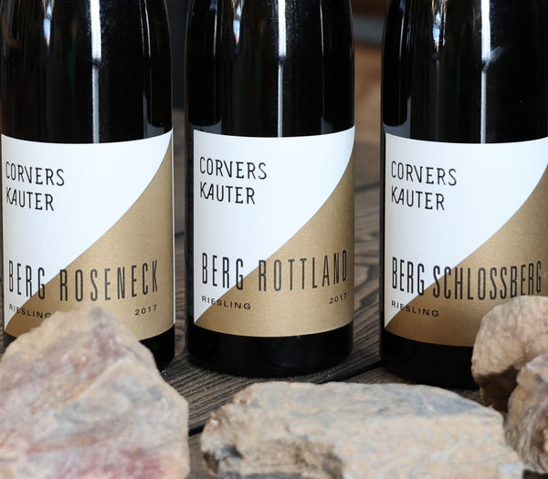 Top 3 Riesling - 3 flasker Corvers Kauter, Rheingau, Rüdesheimer ...
